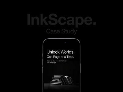 Inkscape, an e-book app book reading app casestudy design ebook ui ux