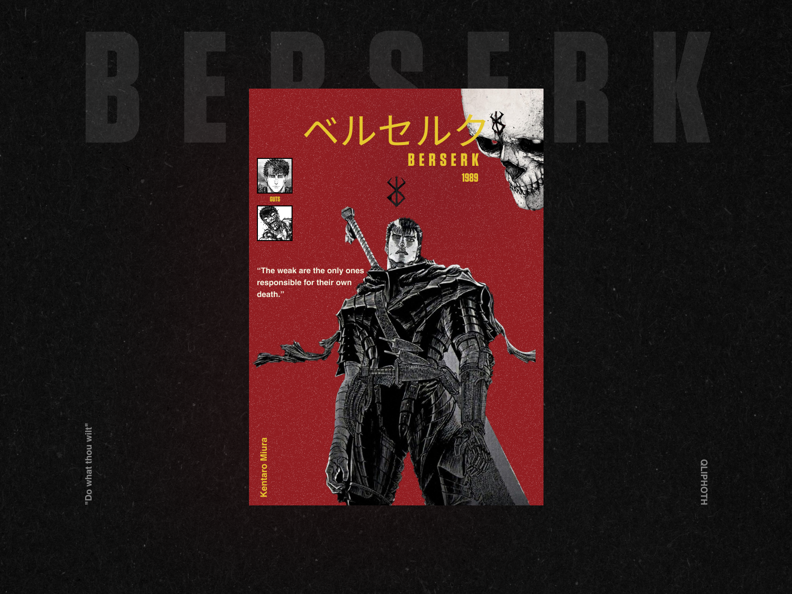 BERSERK Poster - A Mangaka's Masterpiece by Divyansh Chandel on