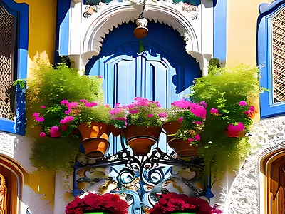 Spanish Balcony - Blooming Serenade natural artistry
