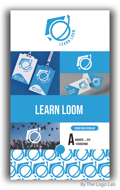 LEARN LOOM adobe illustrator adobe phtoshop branding business logo color palette company logo logo design minimal logo shop logo typography