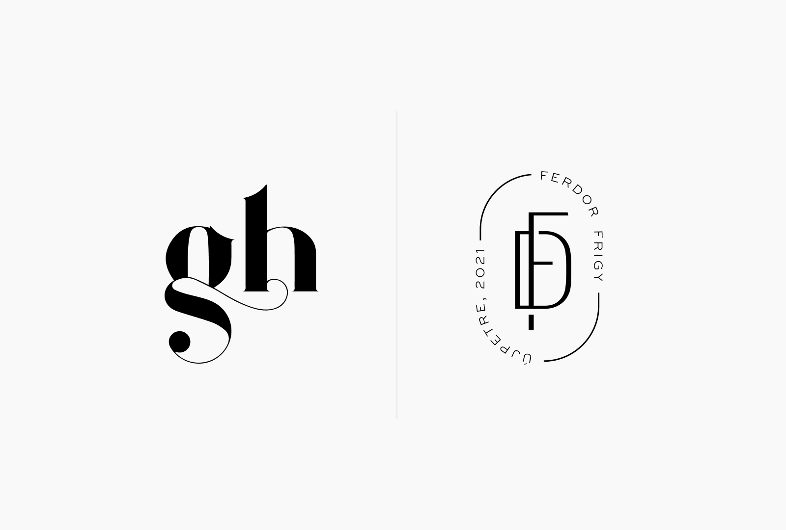 Logotype and invitation card design for weddings by Zelda Halas on Dribbble