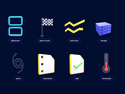 icons 3d 3d animation branding graphic design logo motion graphics thermostat. ui