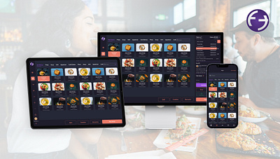 "Restaurant-Ready POS UI/UX" designed by Ghurki Design design fastfoodpos pos saas saasdesign software ui uiux uiuxdesign