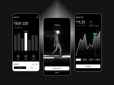 Crypto finance [mobile app] animation app balance crypto defi finance market cap mobile app motion trading transactions wallet web3