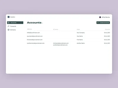 Mailful app UI app design desktop email graphic design mail ui ux vector