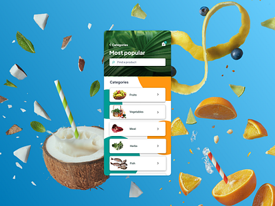 Grocery shop branding community design graphic design illustration interface ui user ux