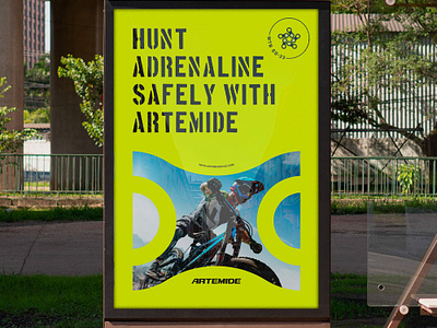 Artemide // Adrenaline Hunters 3d adv bike brand identity branding ciclismo graphic design logo