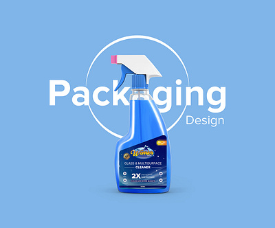 Packaging Design for Cleaning Spray package design product package designing