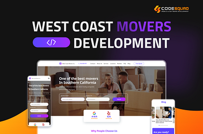 West Coast Movers | Development acf pro css development html javascript scss wordpress