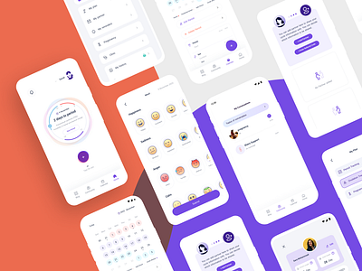 Empowering Women Through Cycle Knowledge - Femtech App Design appdesign cycletracking design dribbble femtech fertilityapp healthapp menstrualcycle moodtracker ovulationtracking periodicapp reproductivehealth tracker uidesign ux uxdesign womenindesign womenshealth