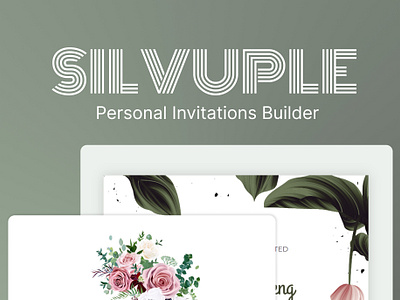 Silvuple Online Invitations SaaS ui wedding invitation wedding rsvp