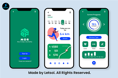 Mobile App UI & UX Designer for Android & iPhone Made By Letsol. app branding design graphic design illustration logo typography ui ux vector