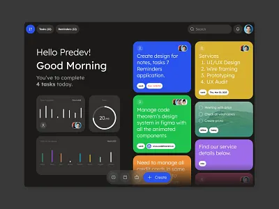 Task Management Web App dashboard design productivity project management task management task manager to do list ui ui design web app web app design web application web design