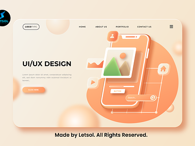 Mobile App UI & UX Designer for Android & iPhone Made By Letsol. app branding design graphic design illustration logo ui ux vector