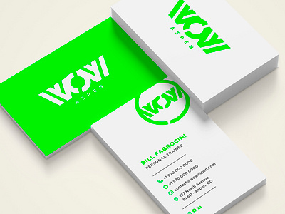 Wow Aspen [Logo_Design + Brand Identity + Advertising] art direction brand identity branding business card design business cards corporate identity embossed graphic design graphiste freelance logo logo design mockup pantone color print design stationaries