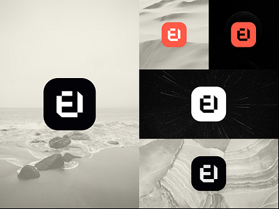 ennanoff - logo exploration branding fresh logo minimalism modern portfolio ui ux