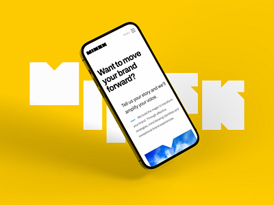 Studio MINSK - Website Redesign agency animation clean colorful digital landing lottie motion graphics studio typography ui ux website