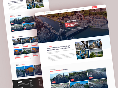 aDinant - Tour Plans & Places branding custom website design figma figma design figma layout figma prototype figma template figma website ui web design website concept website design website template