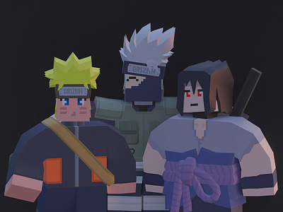 Naruto Team 3d