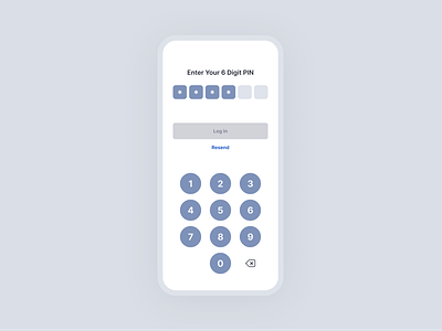 Sign In PIN UI code field screen code field ui design graphic design graphicdesigns product design product designer ui ui design user interface user interface design ux ux design ux ui web design