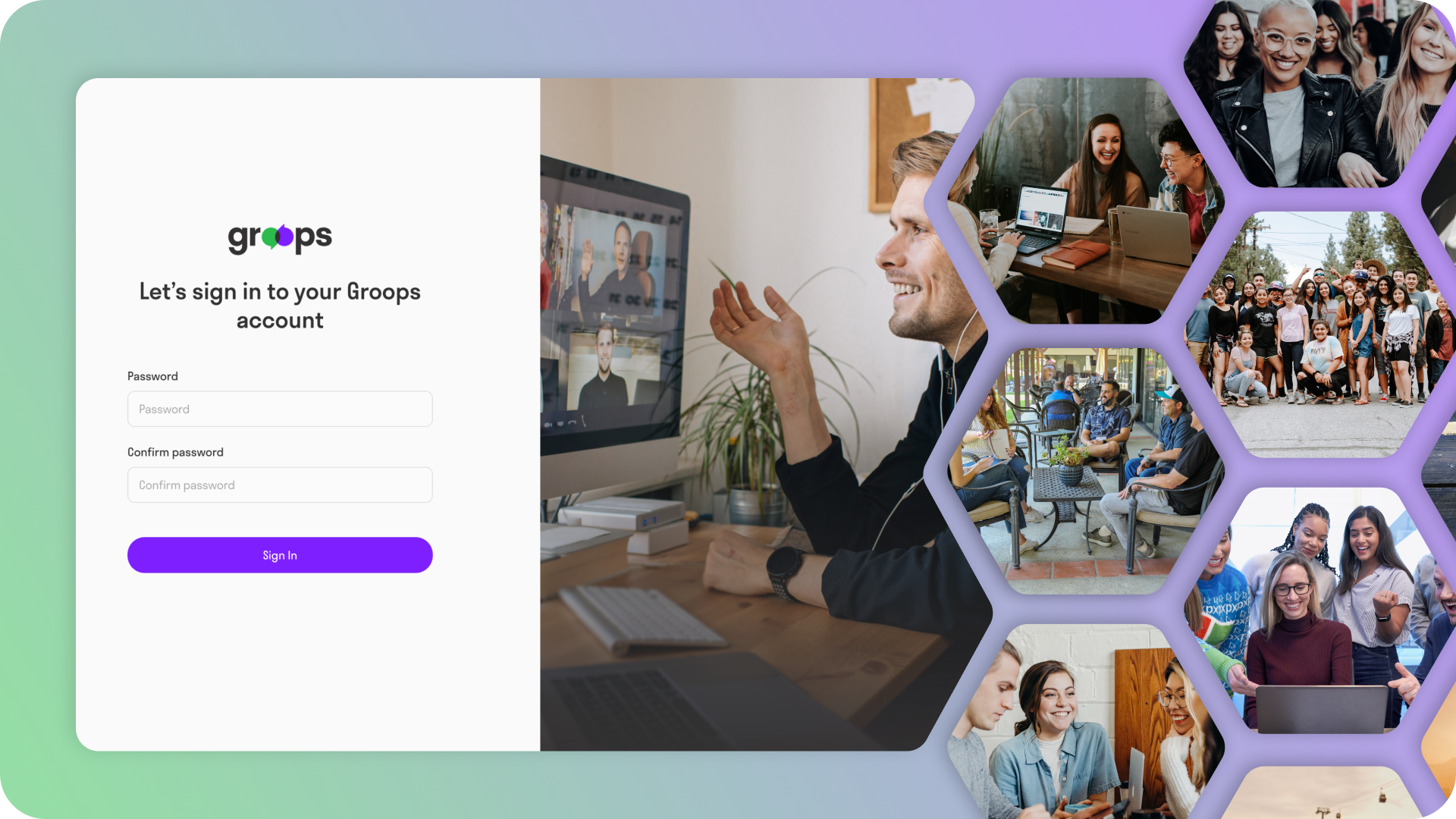 Sign in, Password and Confirmation Page, Login page app design home page login login page password ui ux uxui website