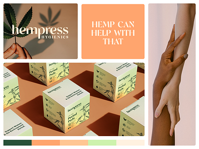 Packaging design for Hempress brand design branding graphic design identity identity design logo logo design