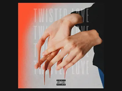 Music album cover - Twisted Love album album cover cover design graphic design graphic poster horror love music music album playlist playlist cover poster romance spotify spotify album spotify music spotify playlist ui ui design