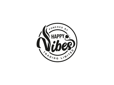 Happy Vibes adobe illustrator branding design graphic design illustration logo logotype powered by vape vector