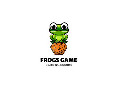 Board Game Store adobe illustrator board game branding design frog game graphic design illustration logo logodesign logotype modern vector