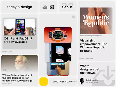 Sep 19, 2023 animation bento jitter motion graphics news newsletter ui ux