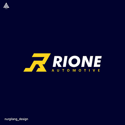 RIONE AUTOMOTIVE app branding design graphic design illustration logo typography ui ux vector