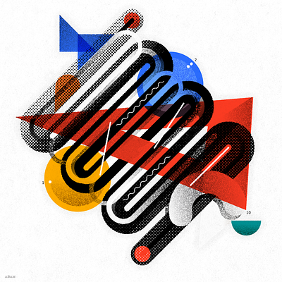 Skip Step 3d branding color graphic design illustration shapes ui