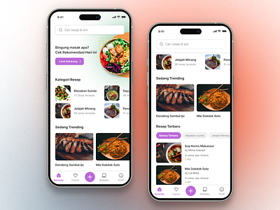 Traditional Food Recipe Finder android app food recipe ui ui ux design ux design