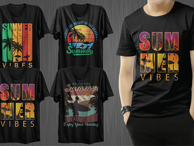 Summer Tshirt Design designs, themes, templates and downloadable