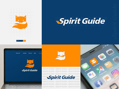 Design Logo for Spirit Guide brand branding clean fox graphic design icon iconiclogo logo minimal simple spiritguide vector