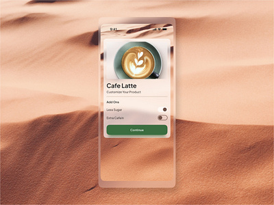 Coffee App Design ☕ app design blur brown coffee coffee shop ecommerce figma minimalist starbucks ui design ui exploration uiux web design