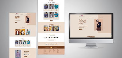 Fashion E-Commerce Website Landing Page branding design e commerce fashion figma landingpage ui uiux web design