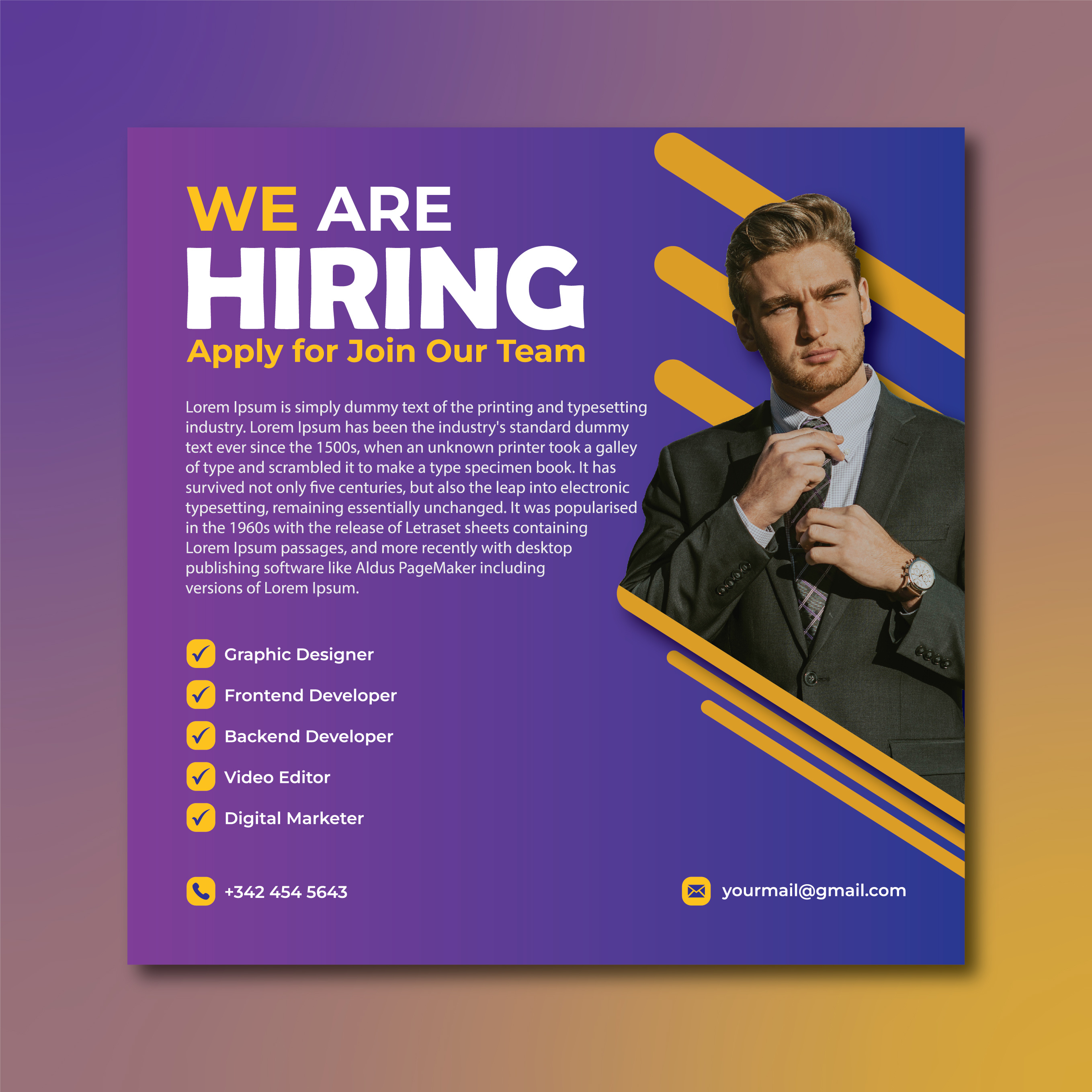 Free Real Estate Developer Poster Template to Edit Online, image size:2717x2717