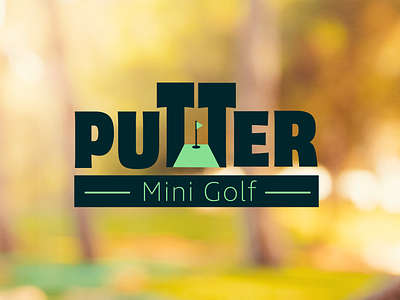 Putter Mini Golf branding graphic design logo