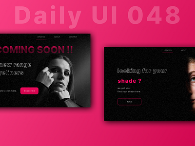 Daily_UI_048 coming soon!! 3d animation branding dailyui design graphic design illustration logo motion graphics typography ui ux vector