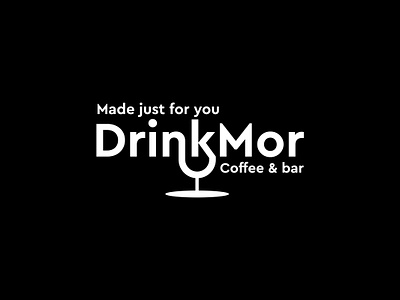DrinkMor app icon bar logo brand identity branding caffe creative drink drink logo food logo logo identity logodesigns minimalist modern monogram