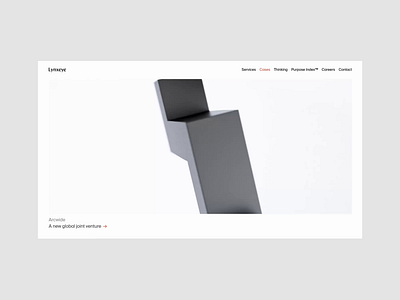 Lynxeye brand case study cursor data design interactive minimalist motion people scandinavia ui ux website white
