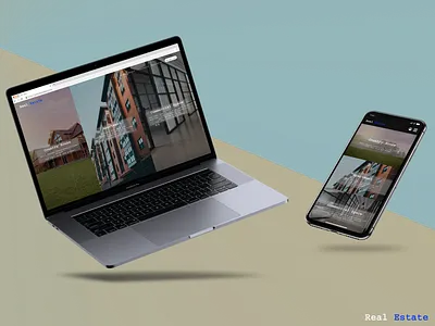 Real Estate branding design typography ui ux