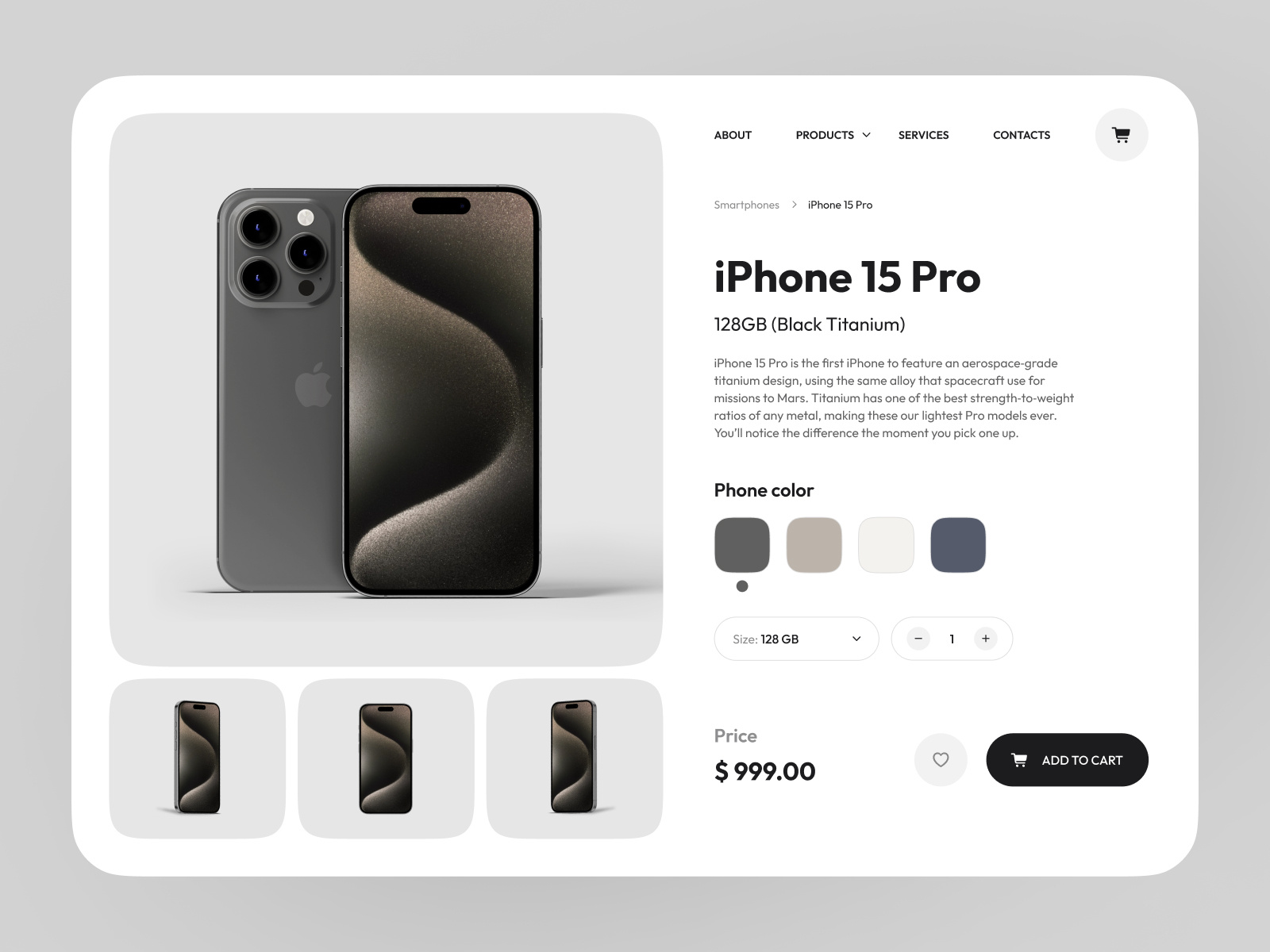 #012 (E-commerce Shop) apple daily ui dailyui e commerce ios iphone single page store ui user interface web