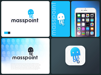 Design Logo for Masspoint animallogo braanding brand clean design graphic design icon logo minimal startuplogo vector