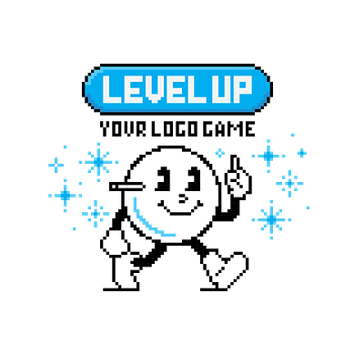 Pinball Character illustrations 8 bit graphic design illustration marketing social media