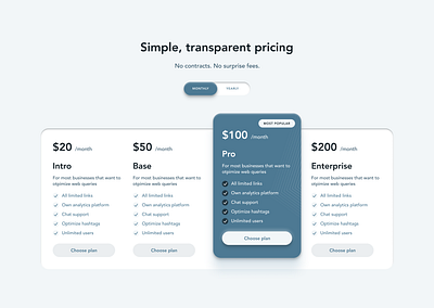 Pricing #DailyUI app dailyui design pricing ui ux