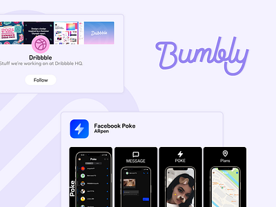 Bumble update (décembre 2023) behance bumbly bumbly.official dribbble redesign dribbble update