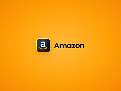 Amazon - App icon redesign concept #15 app branding design graphic design illustration logo typography ui ux vector