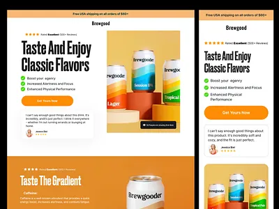 eCommerce Landing Page cro cro ui ecommerce ecommerce design ecommerce landing page ecommerce ui ecommerce ui web ecommerce web ui ecommercewebsitedesigntalks landing page online store page replo shopify shopify landing page shopify product page ui ux design